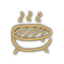 Grill icon from Timberborn